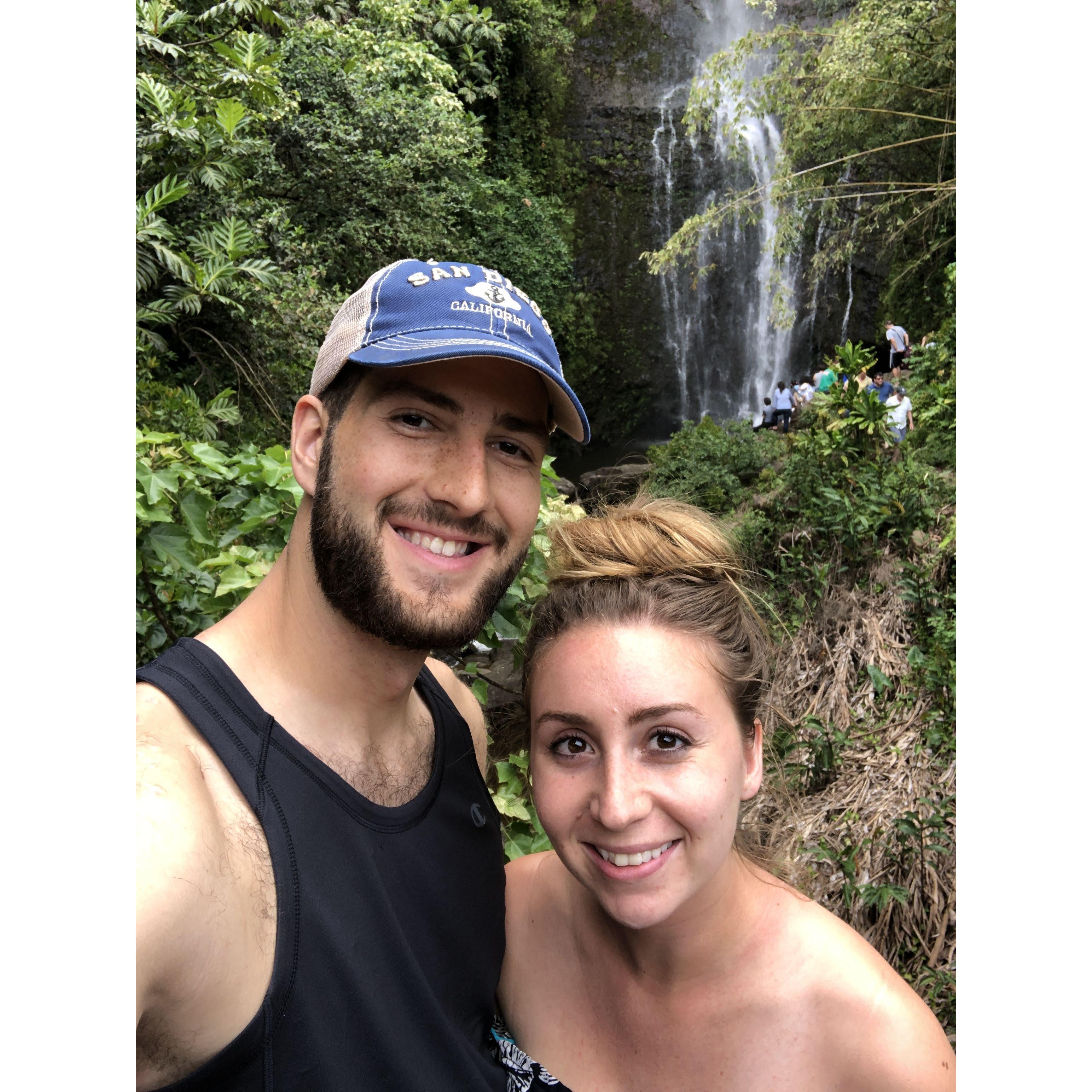 Chasing waterfalls in Maui. April 2019.