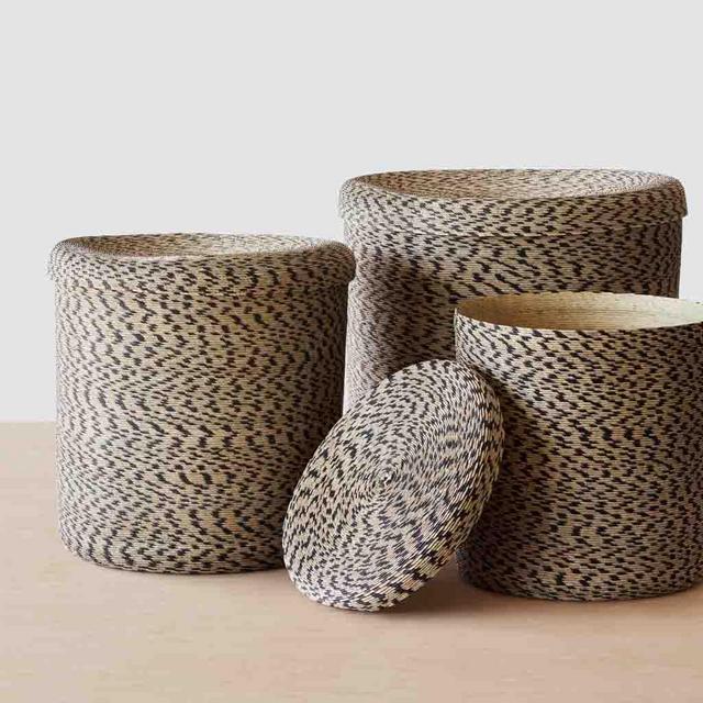 Mercado Lidded Storage Baskets