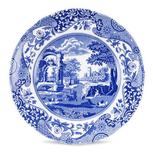 Spode 749151489653 Italian Salad Plate, 8", Blue/White