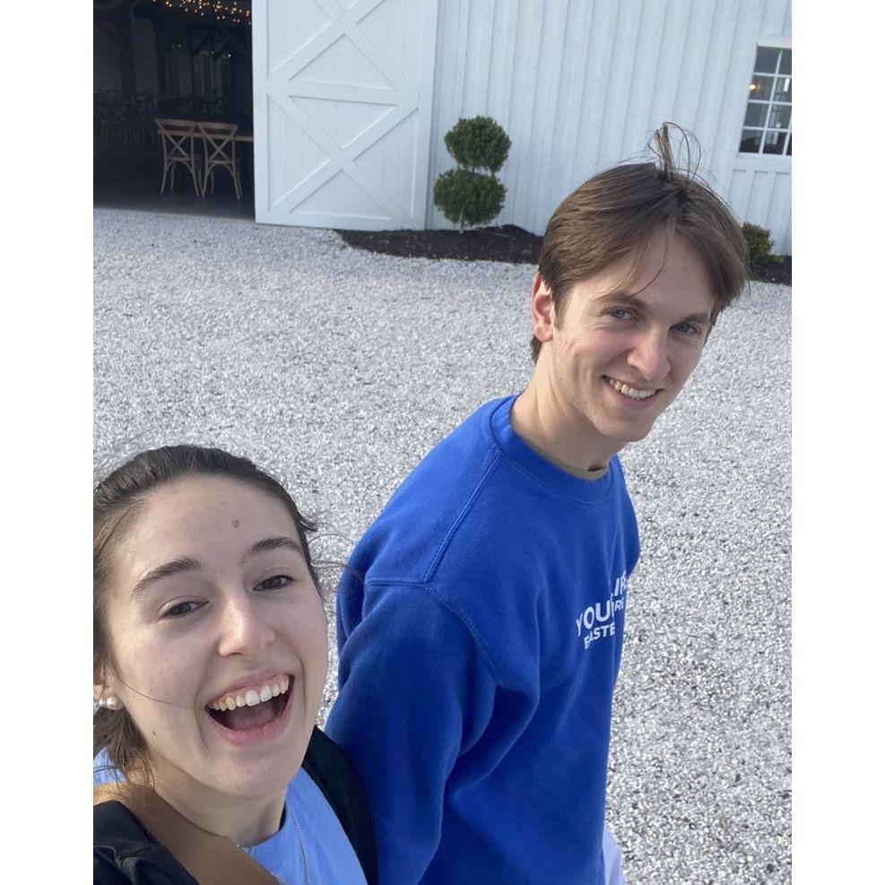 April 8th, 2024: When we chose our venue and toured Breckenridge Barn!