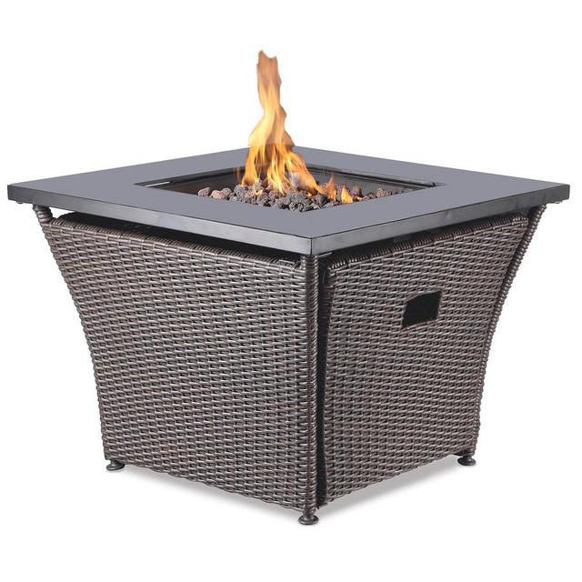 Blue Rhino 32-in W 50000-BTU Steel Propane Gas Fire Table