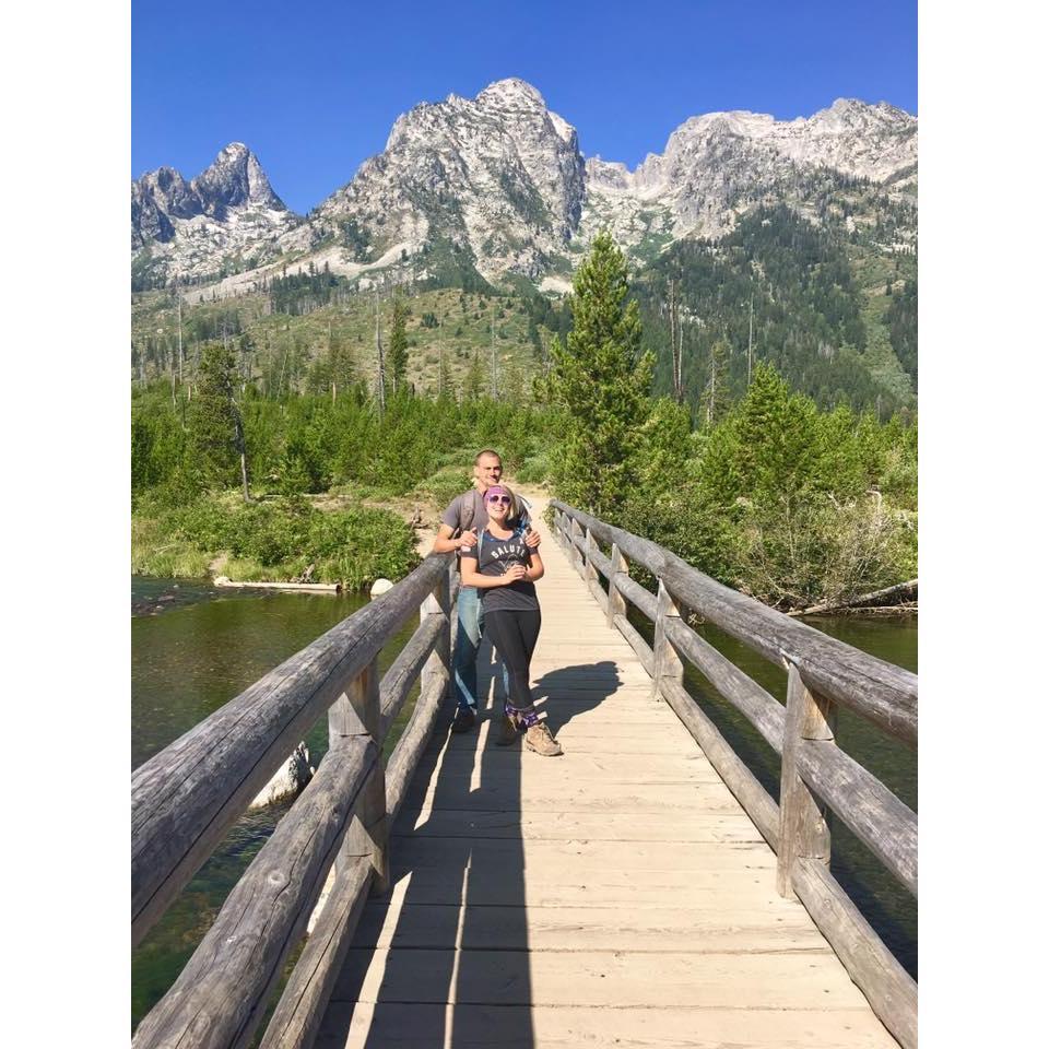 Hiking through the Tetons!