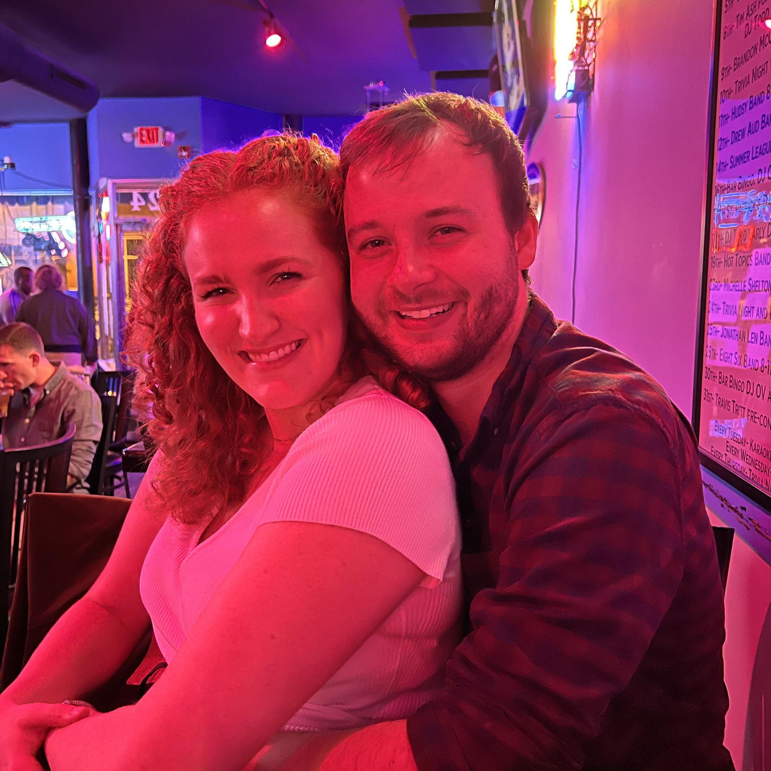 exactly 1 week after we met