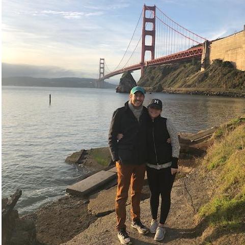 New Year's Eve 2018 at the base of the Golden Gate Bridge
