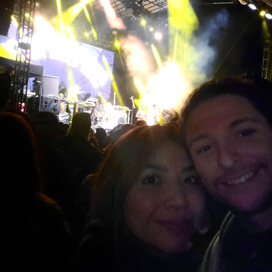 First reggae concert (Roots Festival) together. We were both stoked to see Steel pulse up close, they were so entertaining!