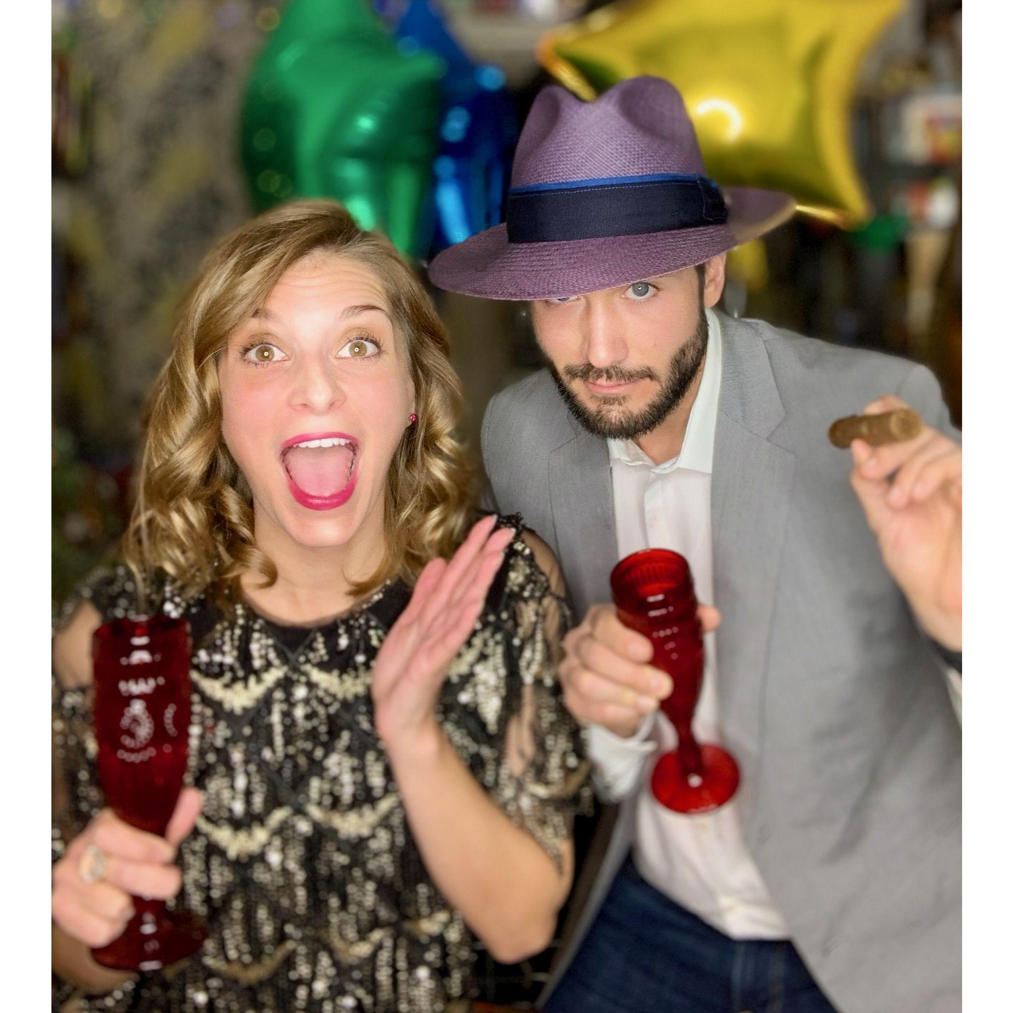 Fancy shmanzy New Year's Eve.