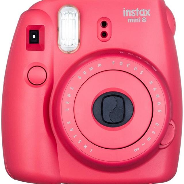 Fujifilm Instax Mini 8 Instant Film Camera (Raspberry) (Discontinued by Manufacturer)