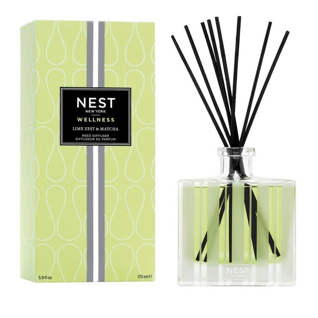 NEST Fragrances Lime Zest & Matcha Reed Diffuser, 5.9 oz.