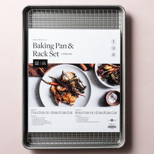 Magnolia Baking Rack & Sheet Set