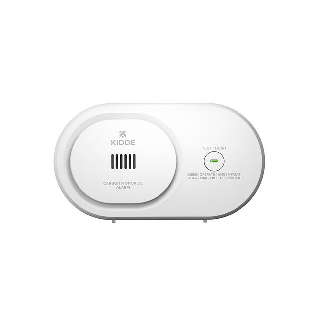 Kidde Carbon Monoxide Detector, AA Battery Powered, Portable for Travel or Home, 85 dB Alarm, LED Status Light Indicators, 5th Edition, COB