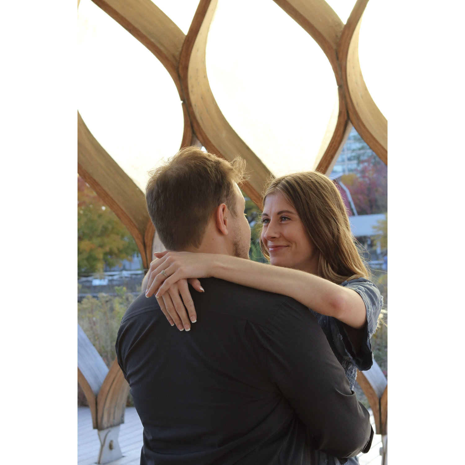 Engagement shoot in Lincoln Park