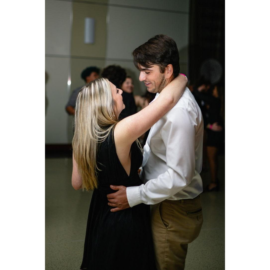 Sorority semi-formal, senior year