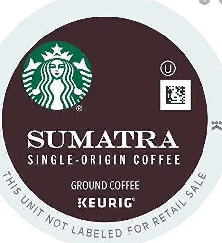 Starbucks Dark Roast K-Cup Coffee Pods — Sumatra for Keurig Brewers — 4 boxes (96 pods total)