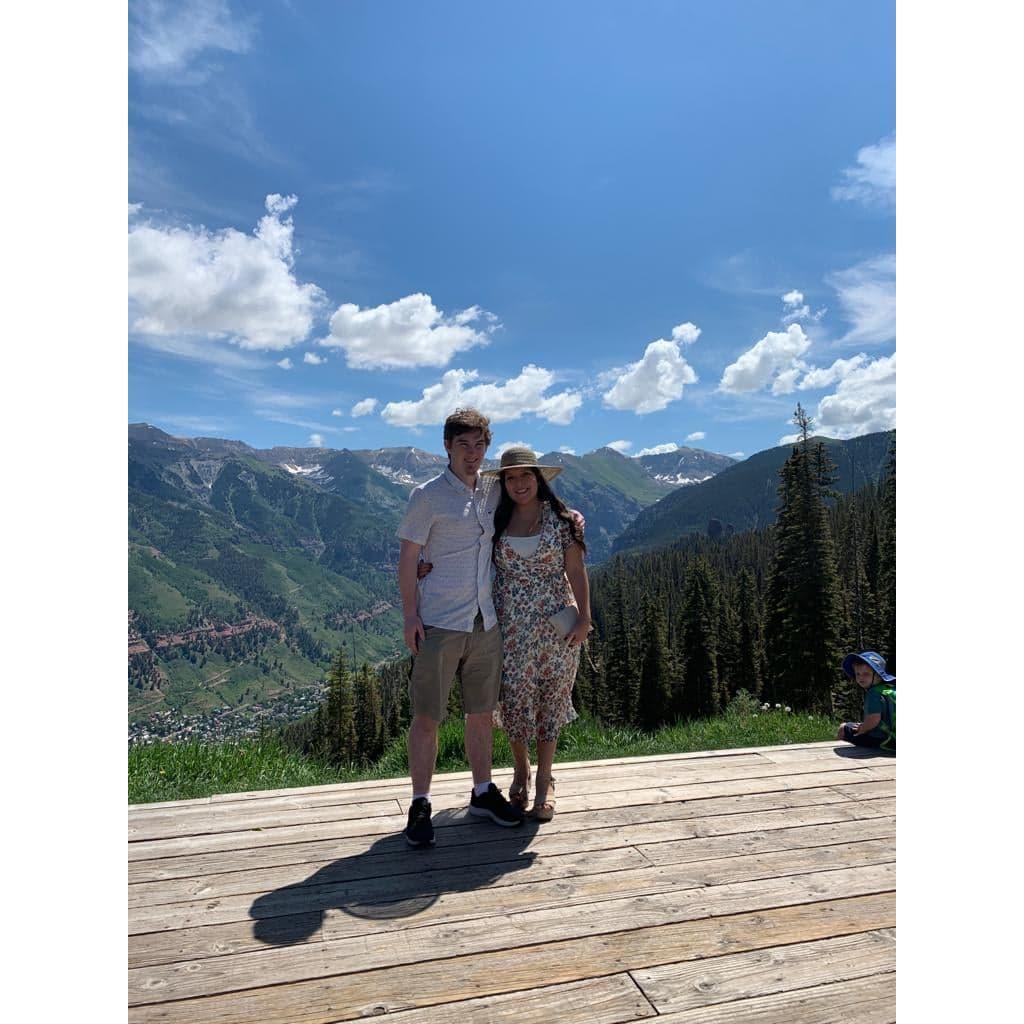 The day we chose our wedding venue - Telluride, CO