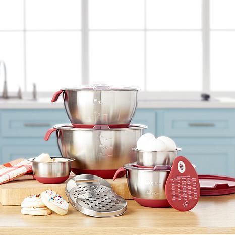 Wolfgang Puck 13-Piece Stainless Steel Mixing Bowl Set
