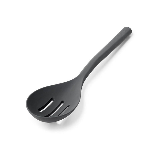 Sur La Table Slotted Silicone Spoon, Gray