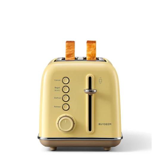 Mellow Yellow DT620 Retro 2-Slice Toaster