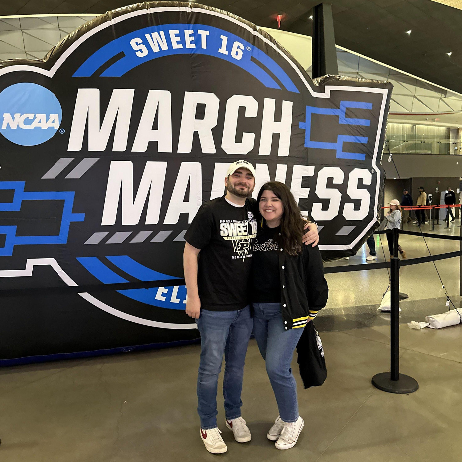 We got to go see Purdue win the sweet sixteen and elite eight in March 2024