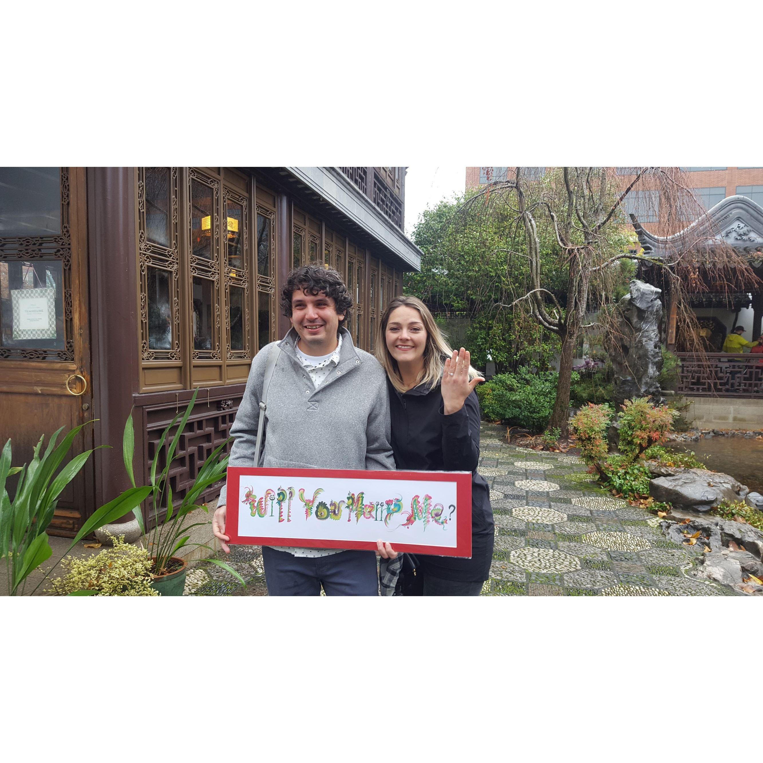 After I said YES!