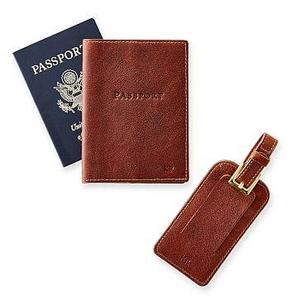 Pigskin Luggage Tag