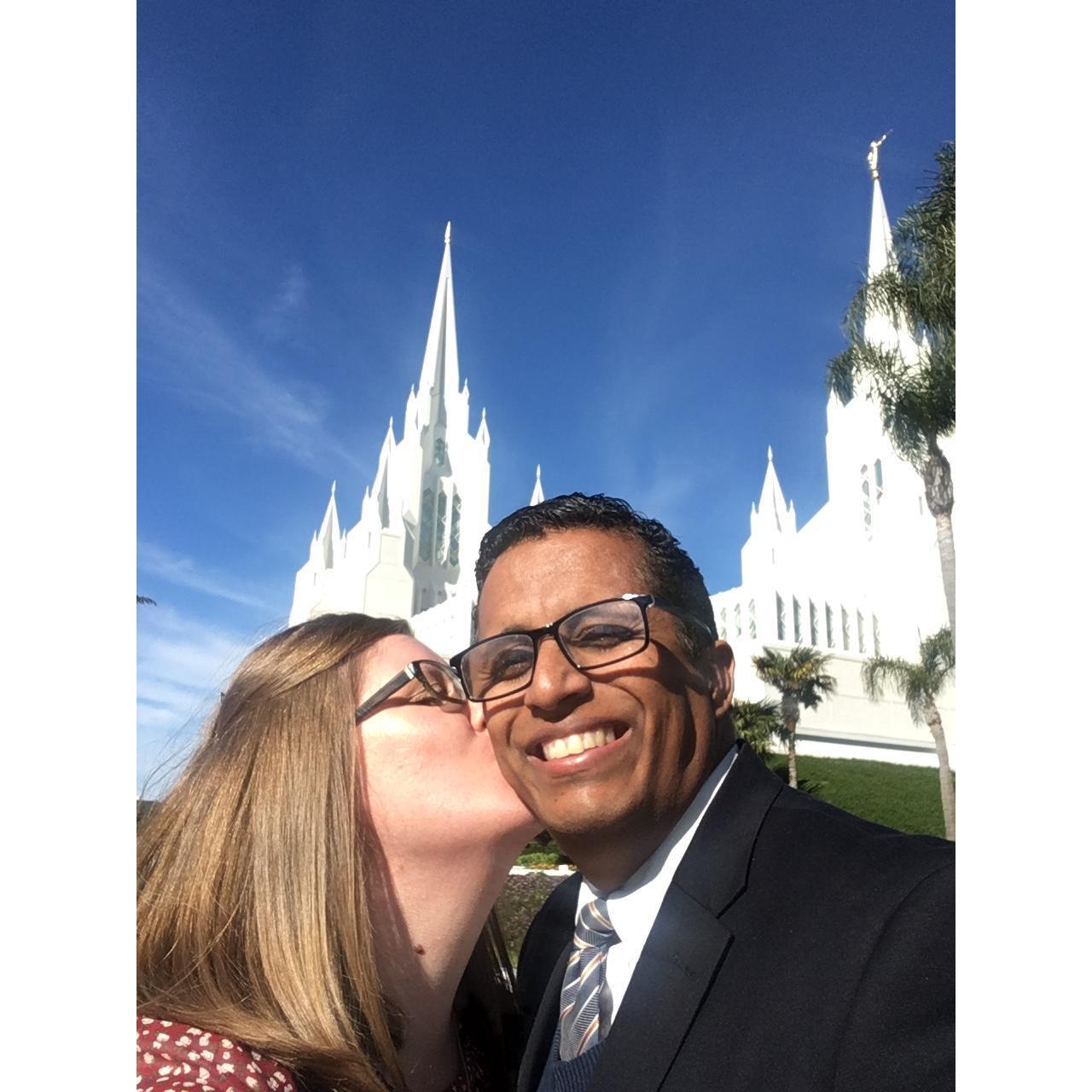 One of our monthly temple trips