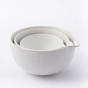 Textured Mixing Bowls, Assorted Set Of 3
