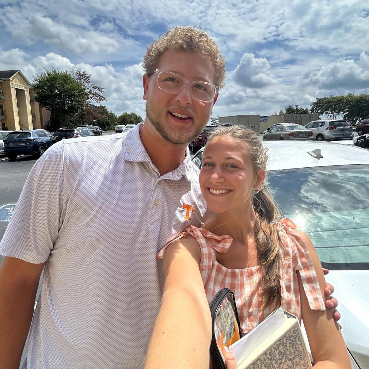 Post-church selfie