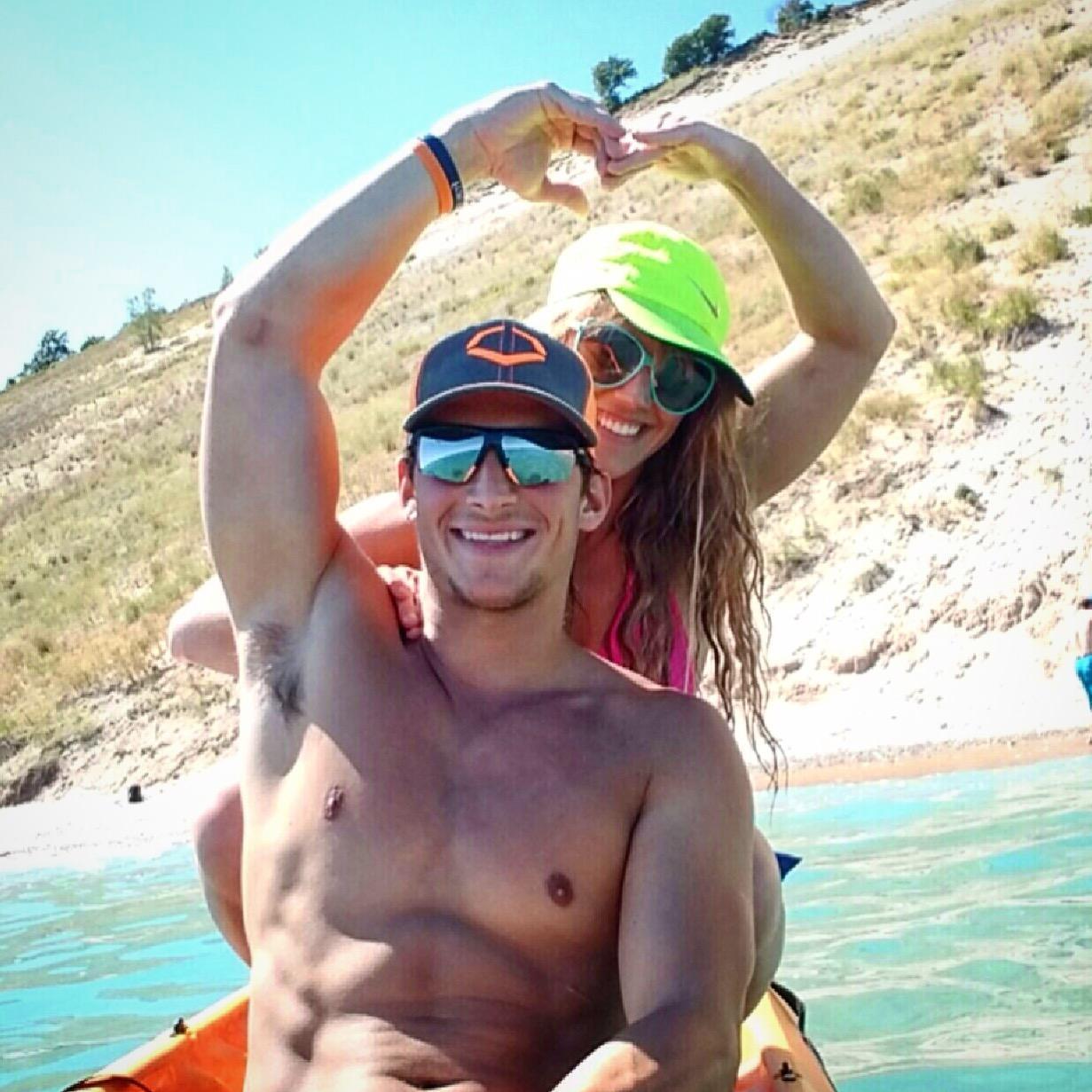 Sleeping bear dunes... from the water <3