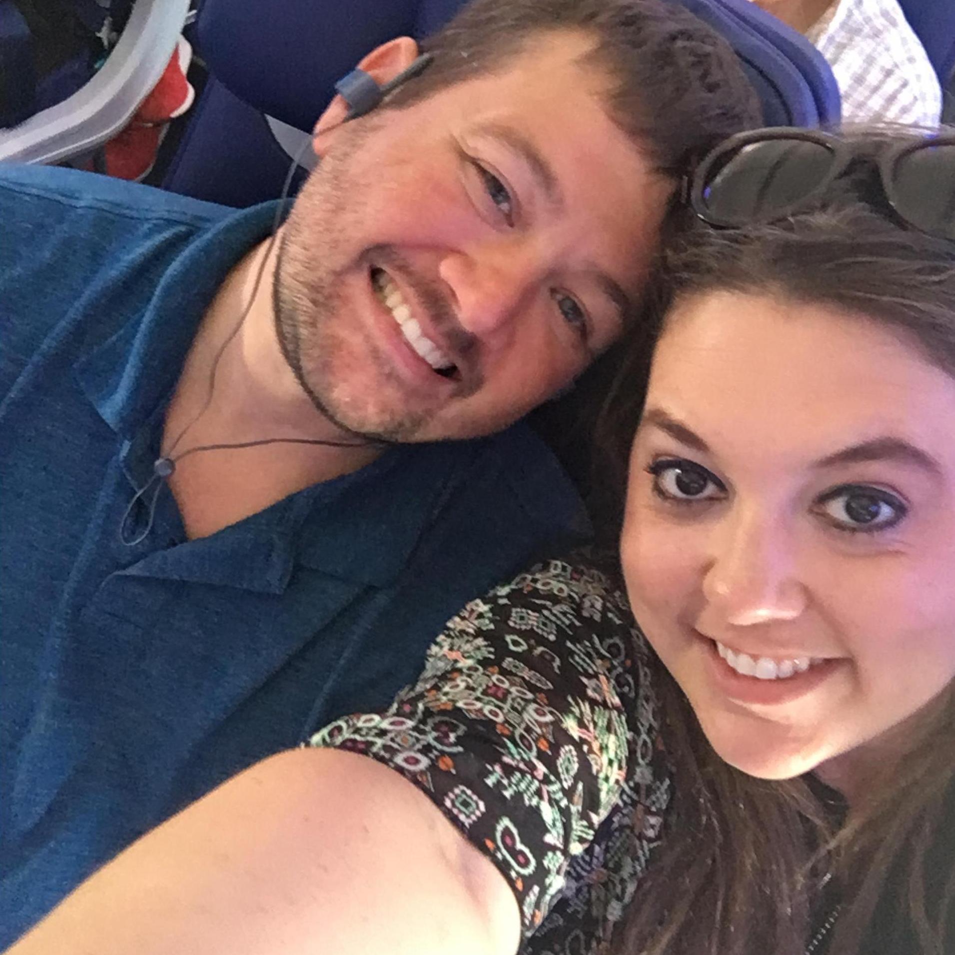First flight together.