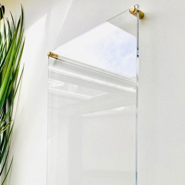 Blank Acrylic Dry Erase Writing Board with...