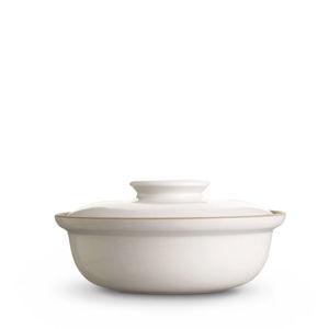 Heath Ceramics Medium Covered Serving Dish, in "Opaque White"