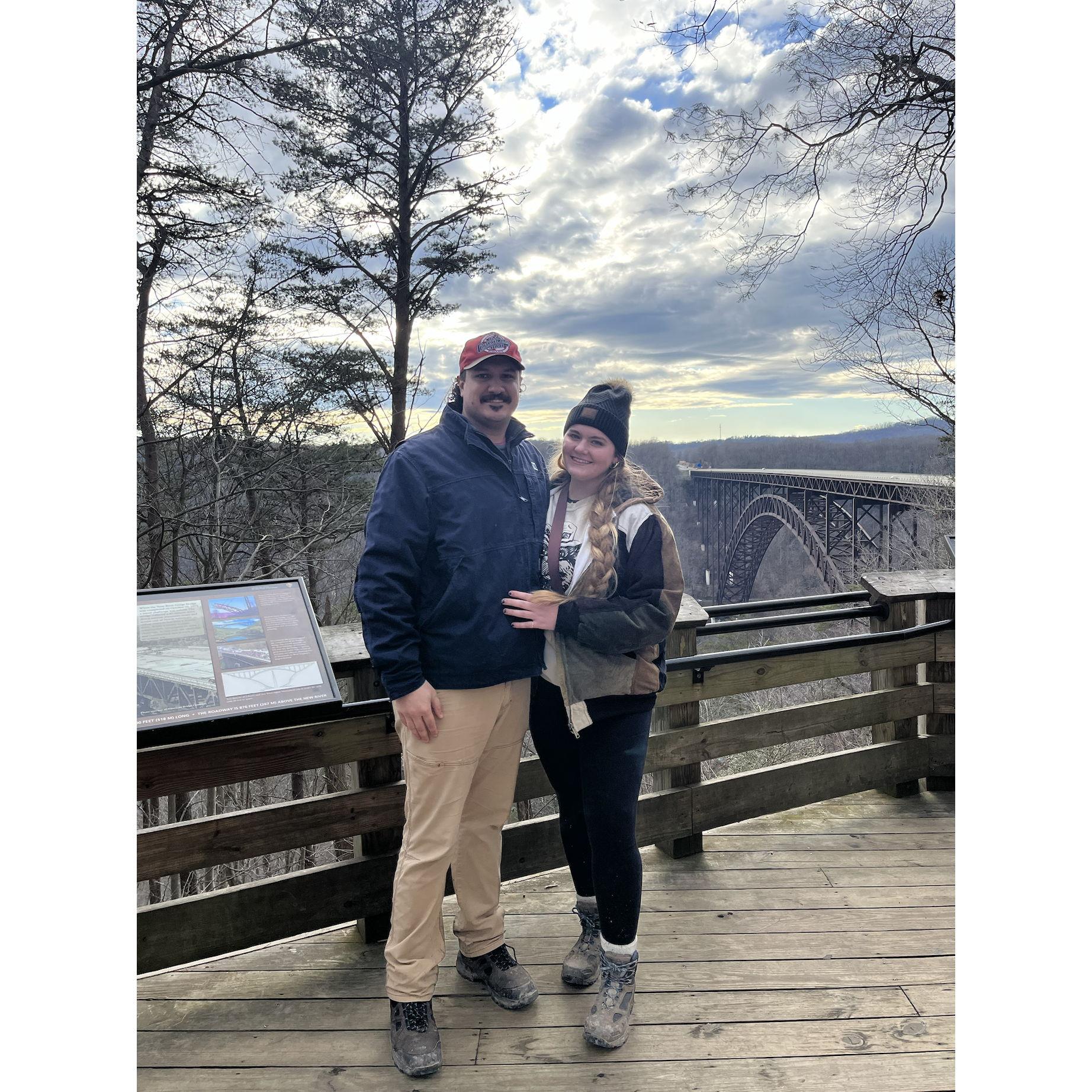 Spent New Year's at New River Gorge National Park