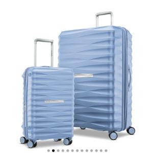 Voltage DLX 2 Piece Set (CO/LG) | Luggage Set | Samsonite | Blue