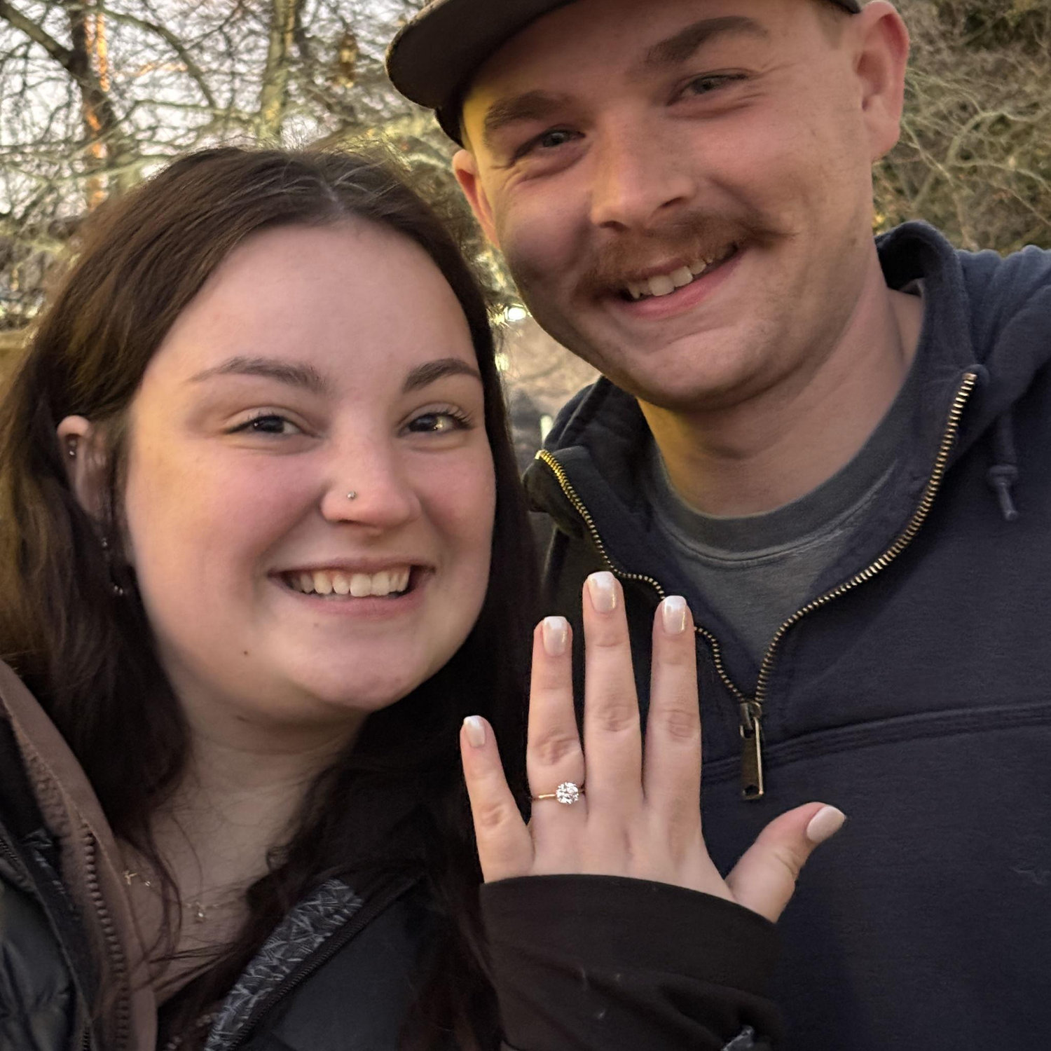 The night he asked me to marry him!