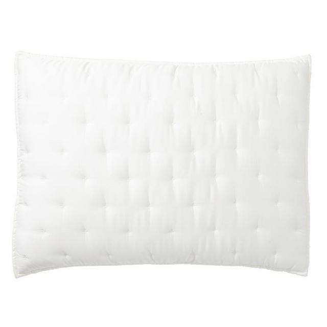 White TENCEL™ Tufted Quilted Shams, Standard, Set of 2