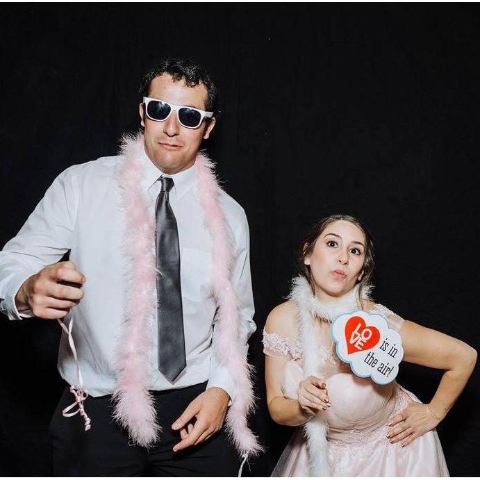 Always crashing other people's parties. This photo was taken right before Mat took the backdrop down with him during a jumping picture.