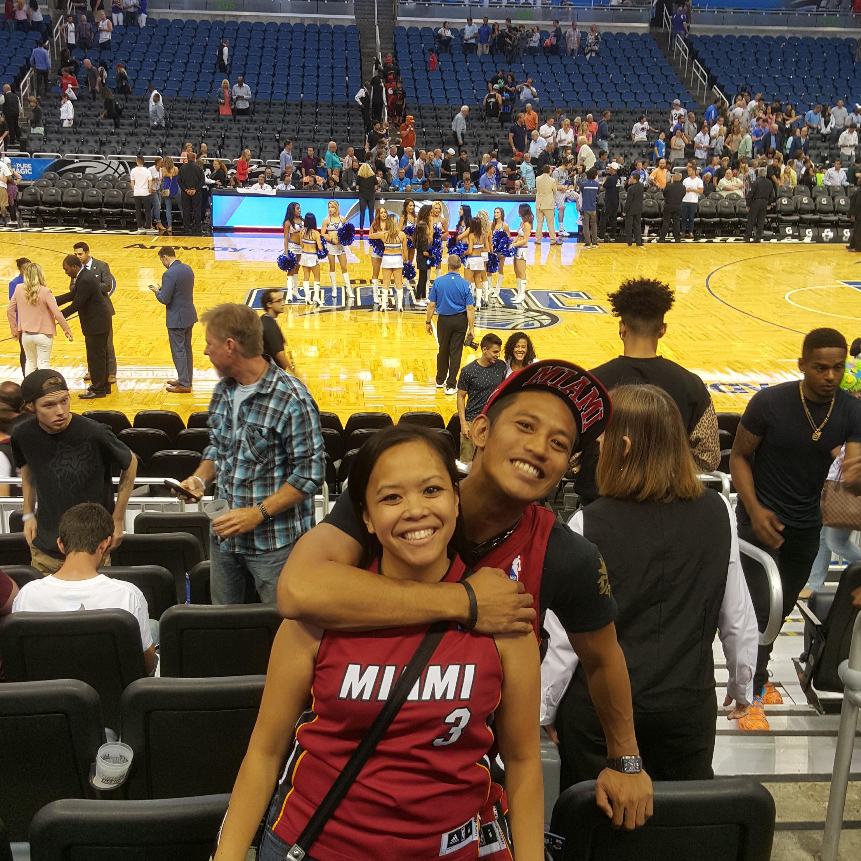 Miami Heat Vs Orlando Magic game at Amway Center in Orlando, Fl