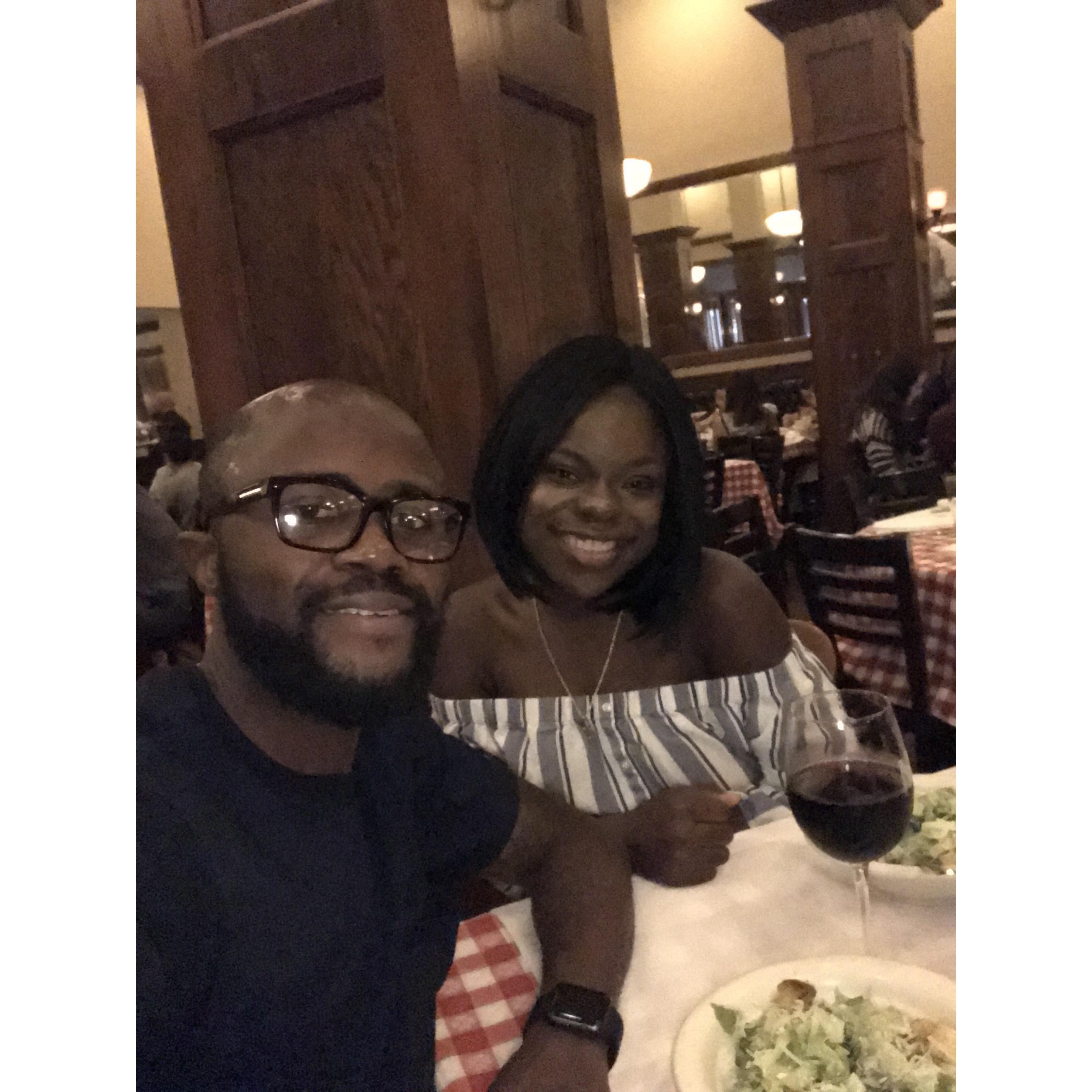 Our first date!