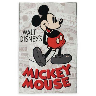 Disney® Classic Mickey Mouse 4'6 x 6'6 Area Rug