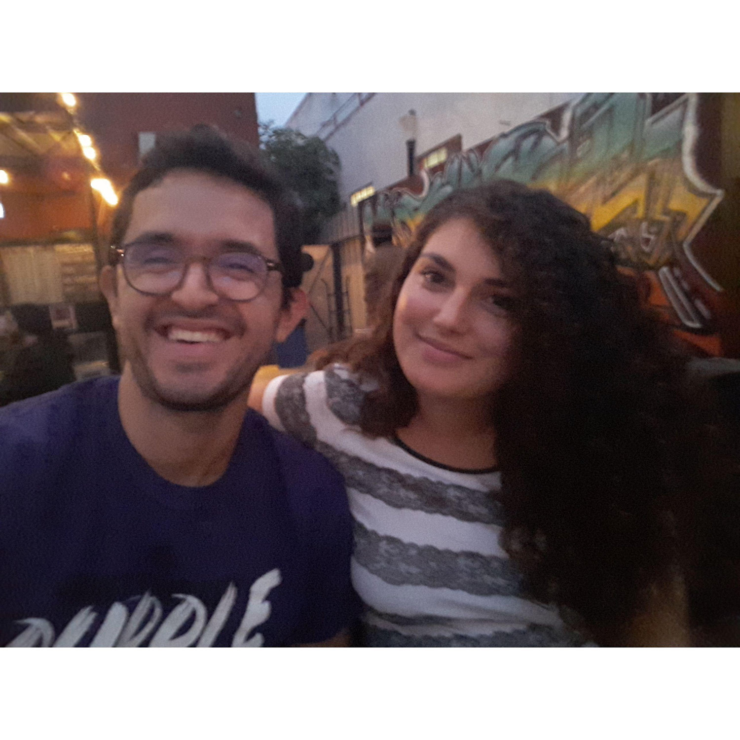 Here we're celebrating our 4 year anniversary at Border X Brewing in Barrio Logan, San Diego (2017)