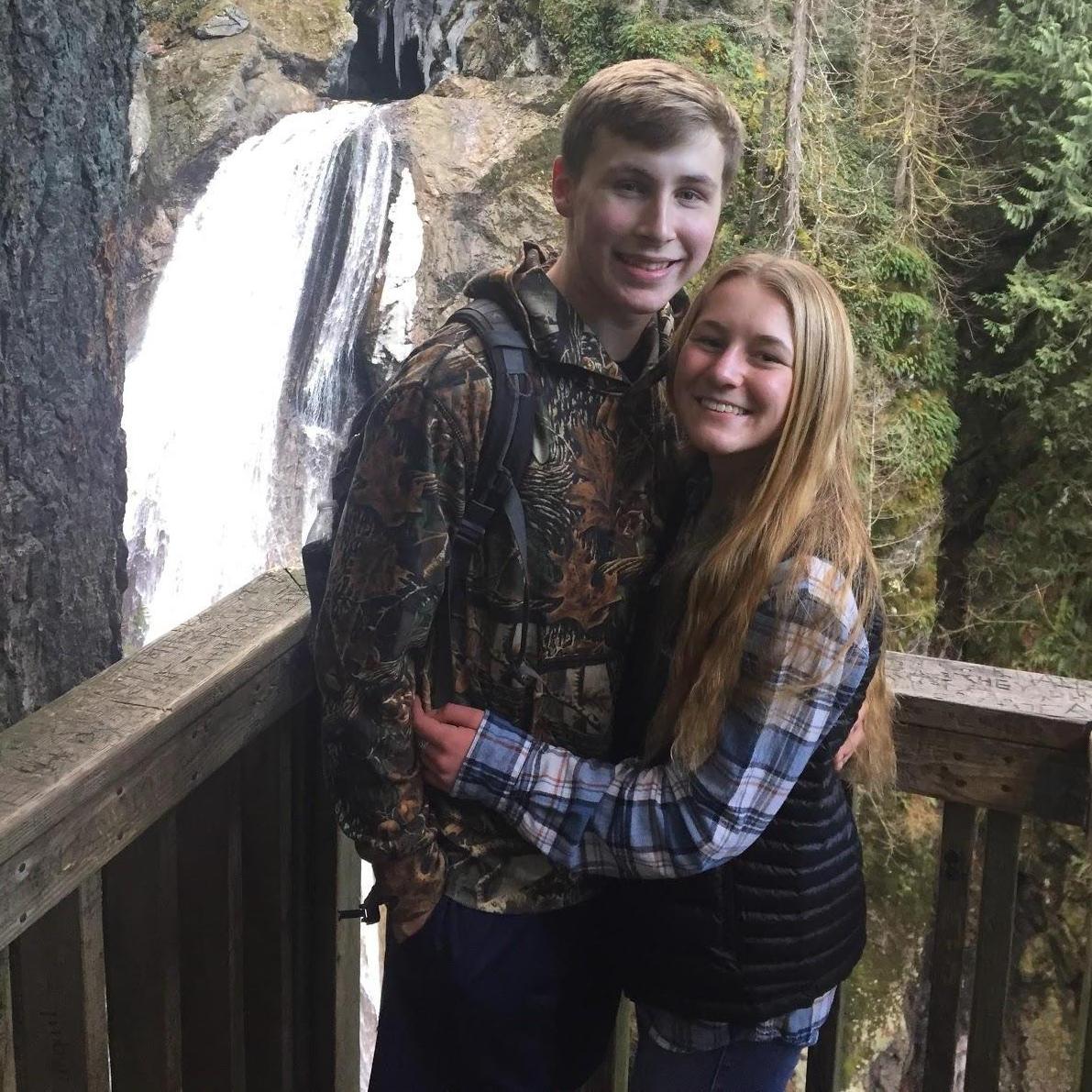We have always loved doing anything outdoors together. Hiking at twin falls in 2017.