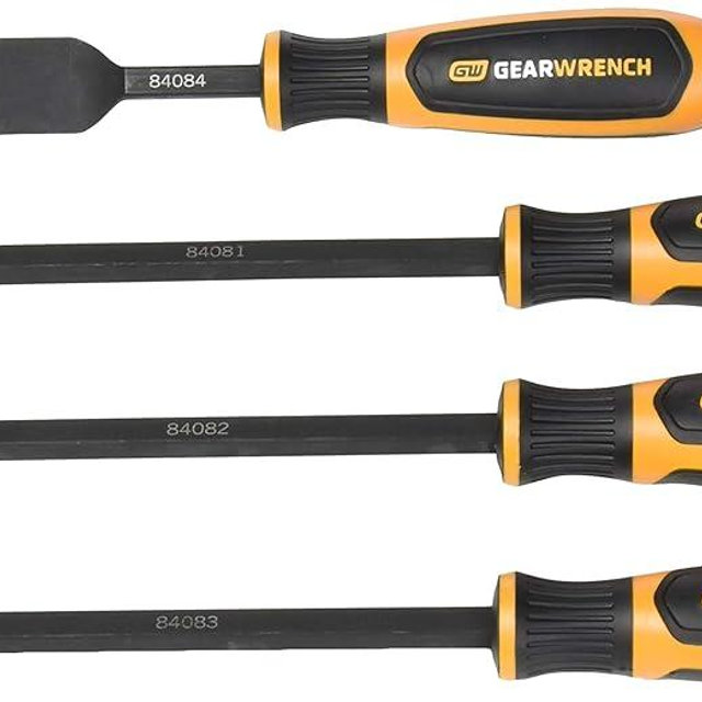 GEARWRENCH 4 Pc. Dual Material Wide Scraper Set - 84080H