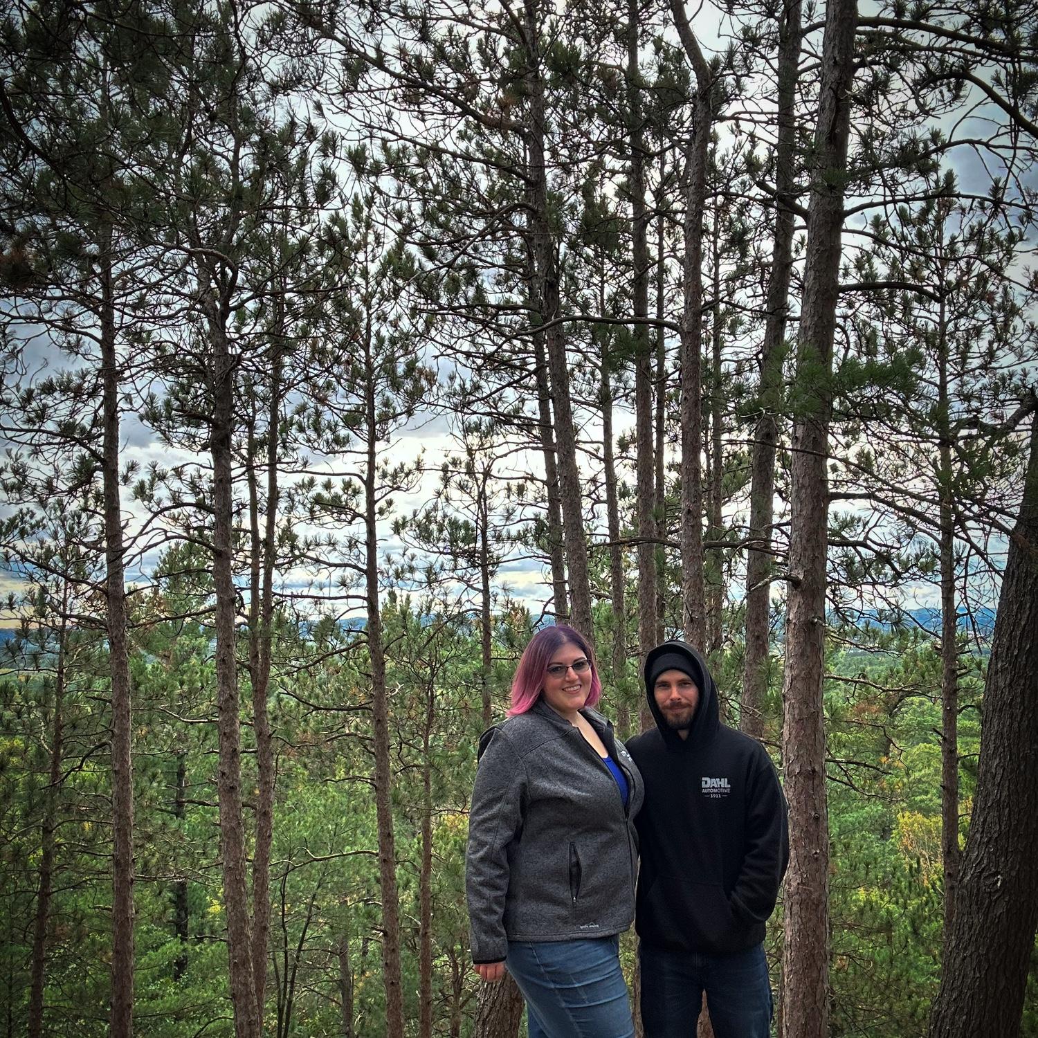 Love getting out on a hike or at the least a little walk in the woods. This one’s over in Black River Falls.