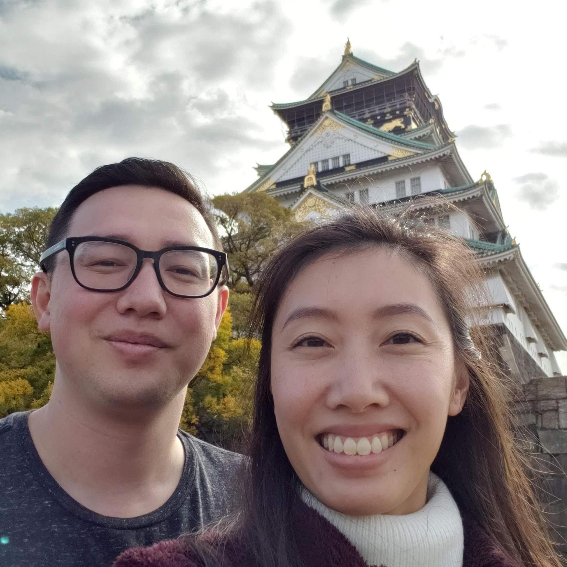 Castle shopping in Japan