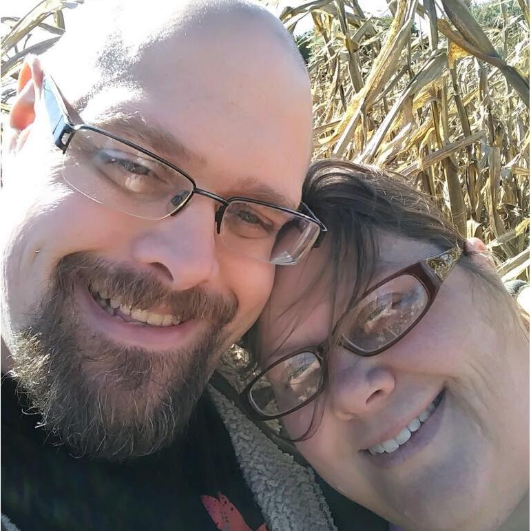 Hanging out in a corn maze - fall is fun in Indiana!