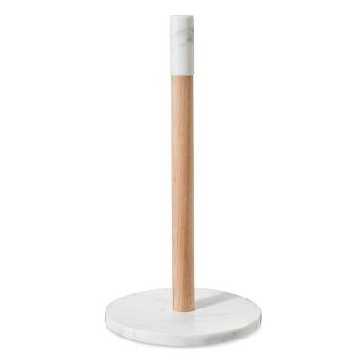 Paper Towel Holder Marble & Beechwood - Threshold™