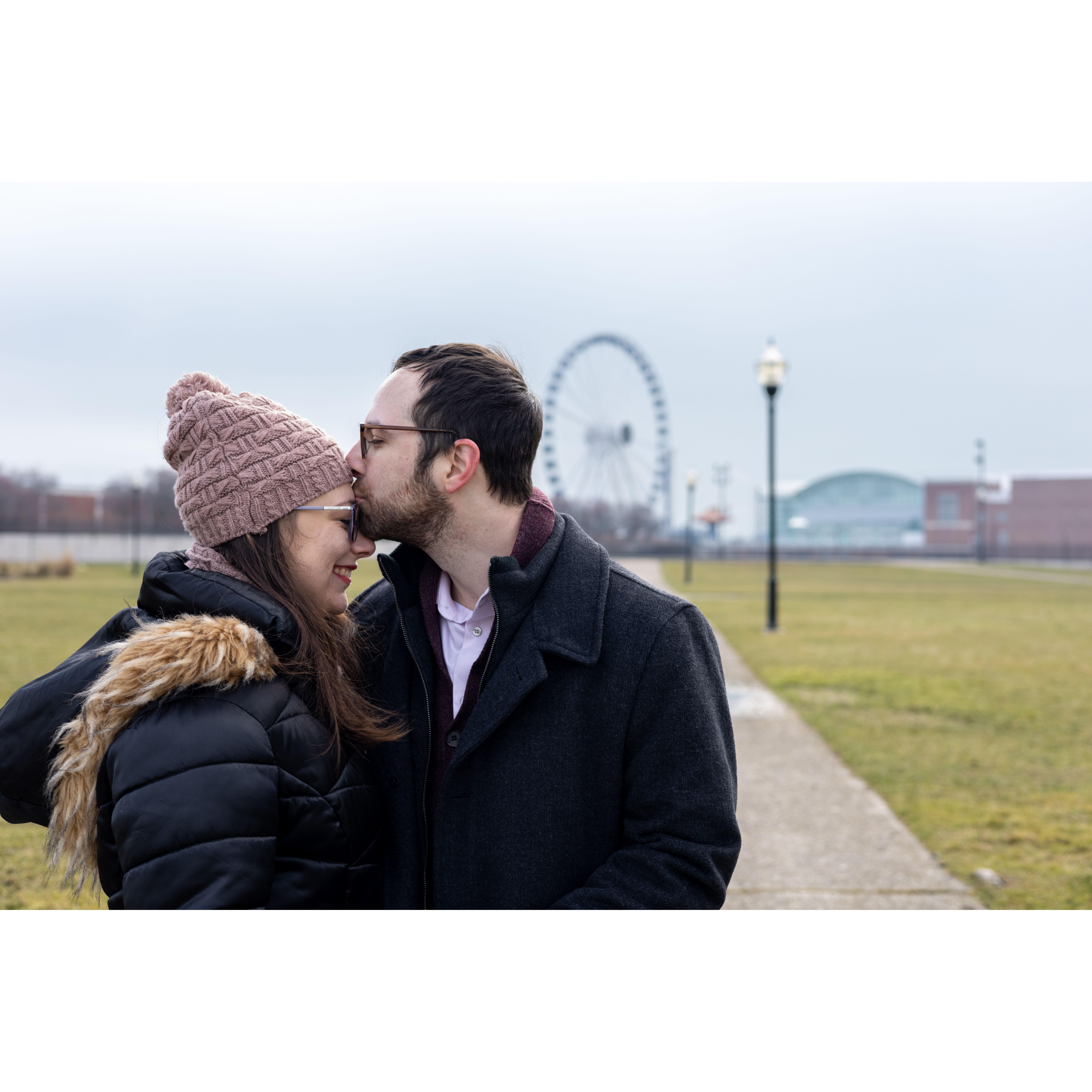 Navy Pier Engagement Shoot, 12/30/23 @neveradullmomentphoto