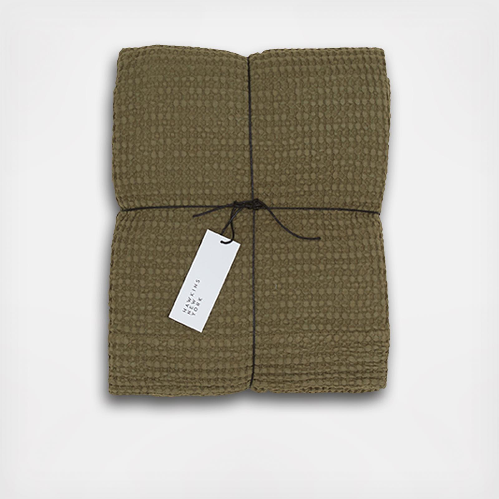 Hawkins New York Essential Waffle Dish Towels - Set of 2 Olive + Sage