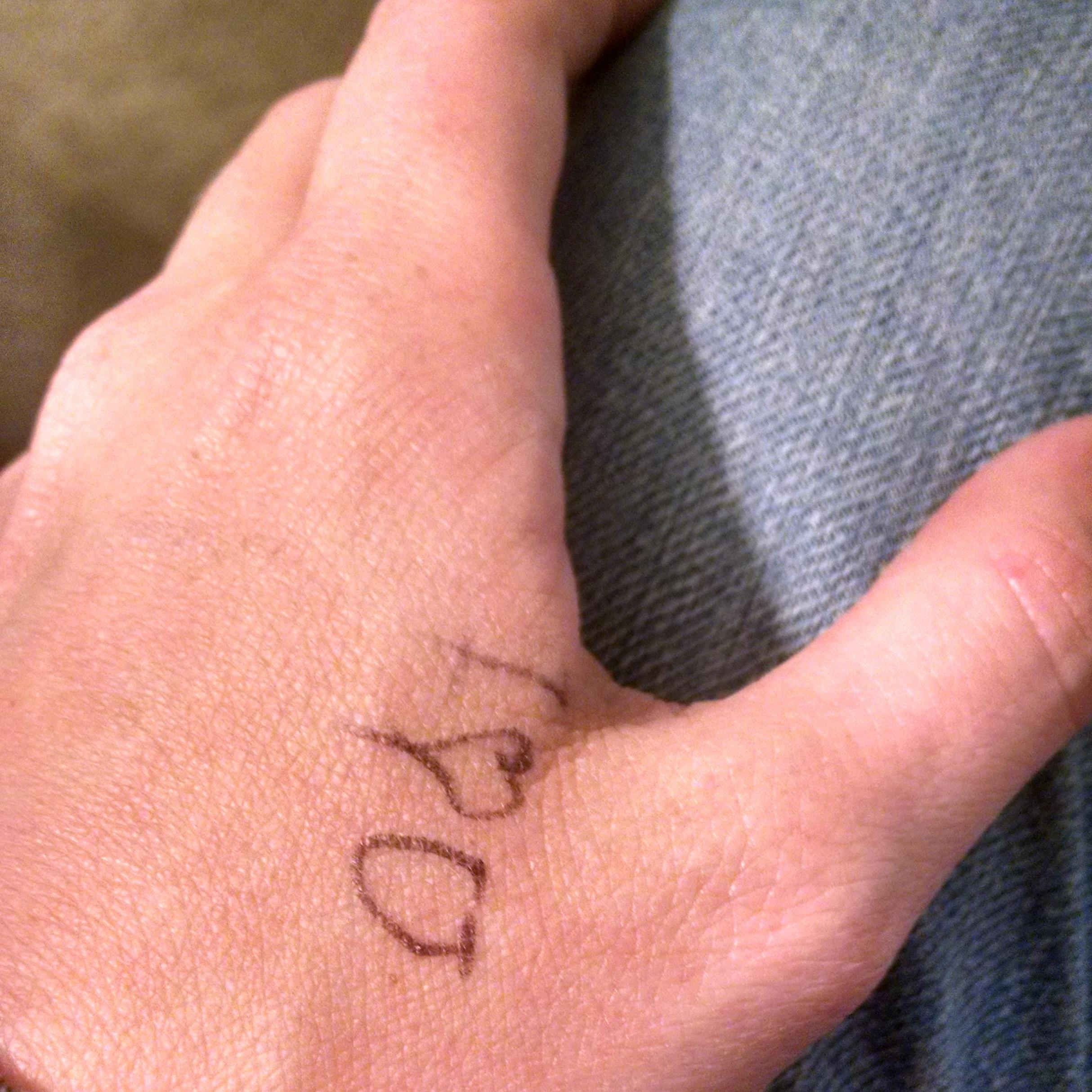 Ryan wrote me a love note