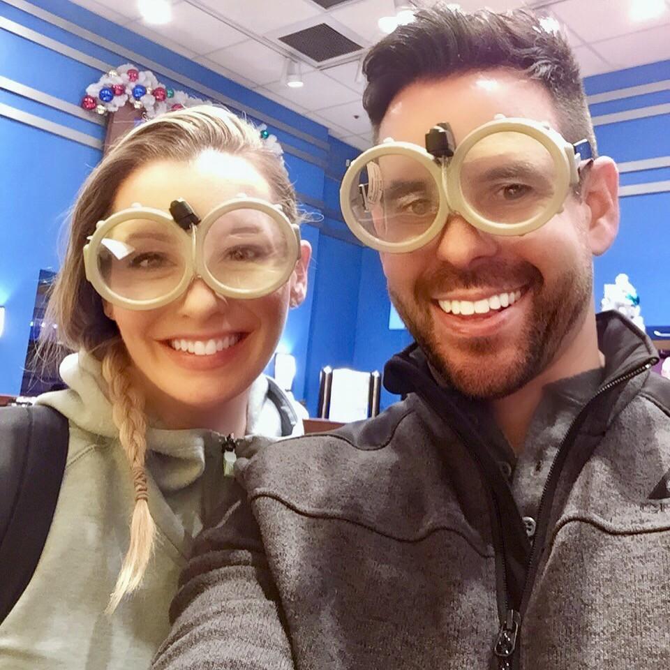 Goofing around at Universal all day long